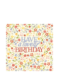 Emma Bridgewater Ditsy Floral birthday card (British brand)