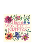 Emma Bridgewater mixed flowers birthday card, imported from the UK