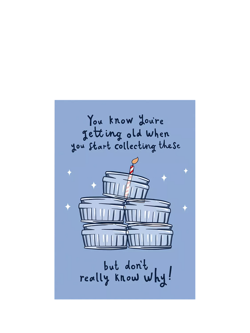 Running With Scissors ramekin dishes greeting card - British product