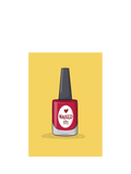 Running With Scissors nail varnish congratulations card (British brand)