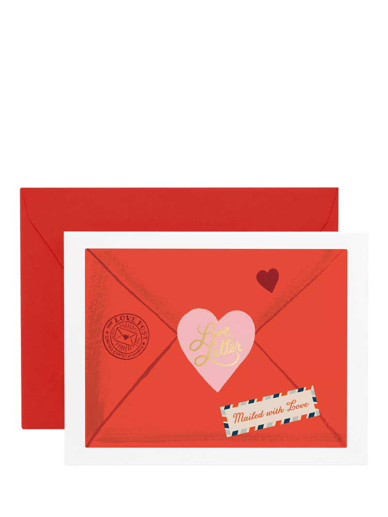 Rifle Paper Co. Love Letter anniversary card (British brand)