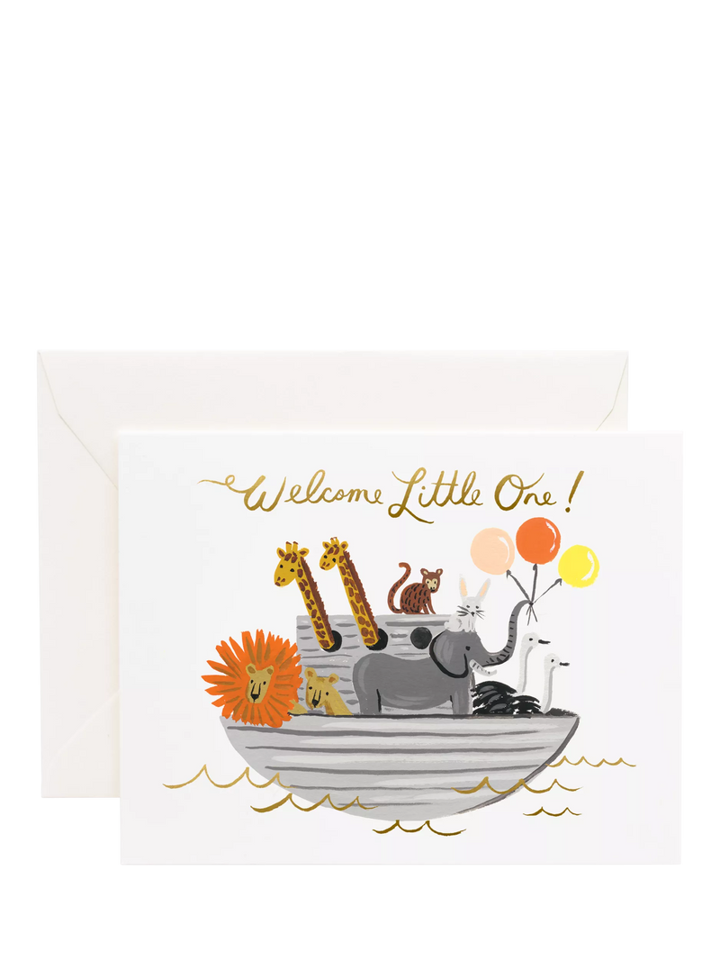 Rifle Paper Co. Noah's Ark greeting card (British brand)