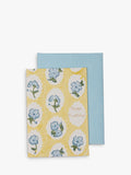 Paper Mirchi scallop tiles birthday card, imported from the UK