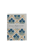 Paper Mirchi Trellis blank greeting card with envelope, imported from the UK