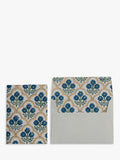 Paper Mirchi Trellis blank greeting card with envelope, imported from the UK
