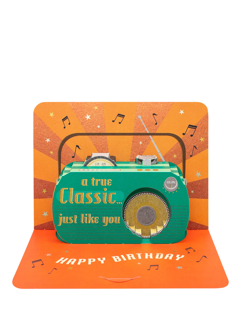 Art File pop up birthday card imported from the UK