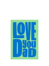 John Lewis Art File Love You Dad Birthday Card- Buy online at McGrocer