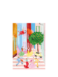 Art File Street Dancing greeting card 155x110mm, UK version