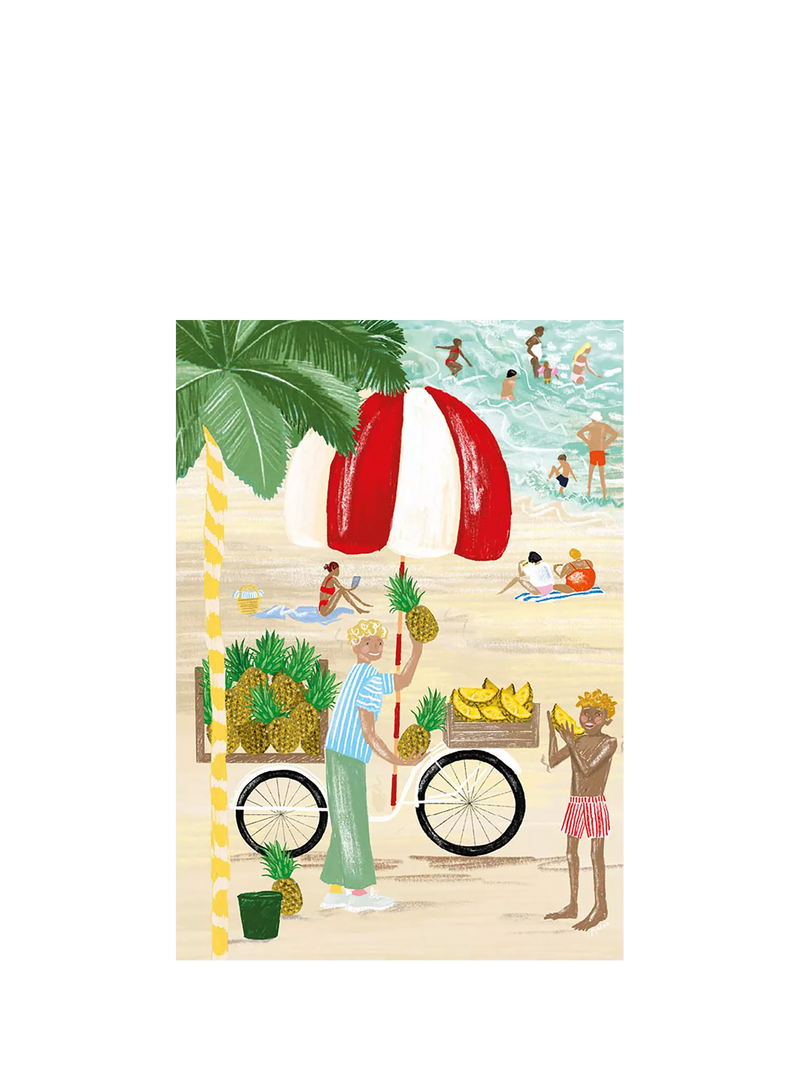 Art File Watermelon Seller greeting card - British product