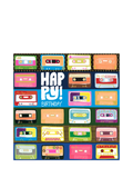 Paper Salad Cassettes birthday card (British brand)