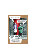 Pigment acute angina birthday card blank inside - British product
