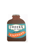 Caroline Gardner beer bottle birthday card - British product