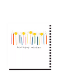 Caroline Gardner pom poms birthday card (British brand)