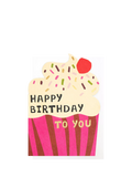 Caroline Gardner cupcake sprinkles birthday card (British brand)