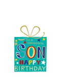 Rachel Ellen son birthday card with green envelope - British product