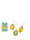 Cotton Twist wooden egg Easter decorations kit, imported from the UK