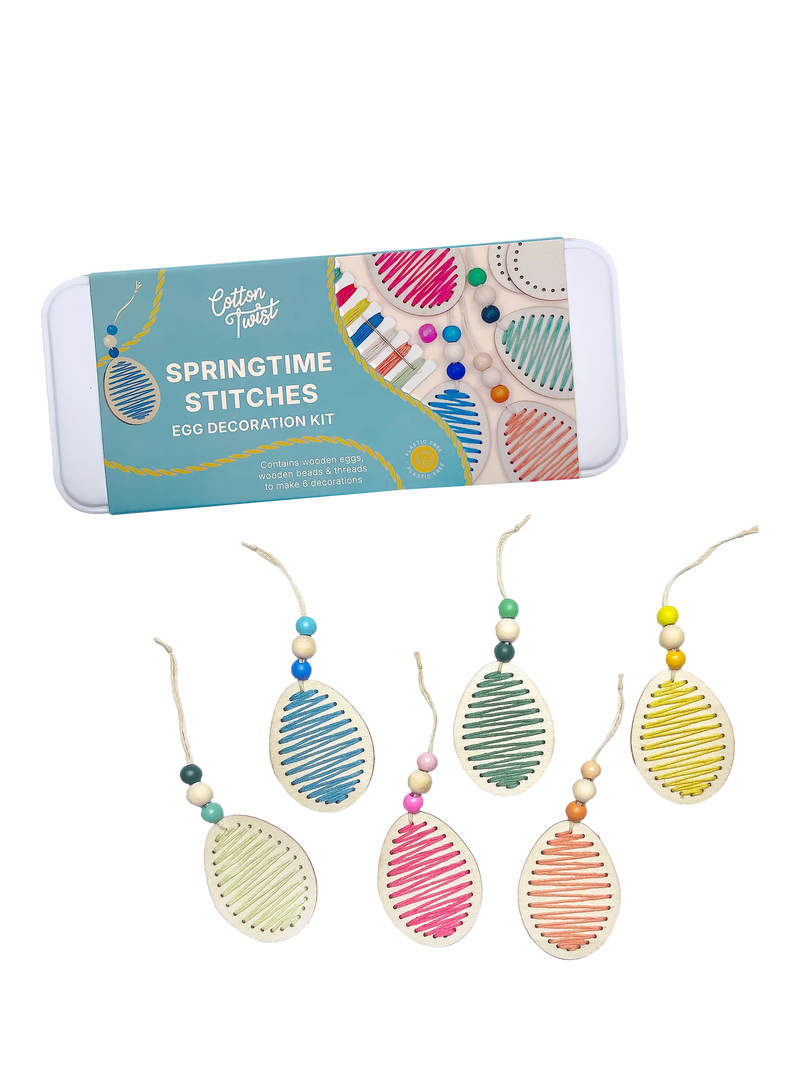 Cotton Twist Springtime Stitches egg decoration kit, UK version