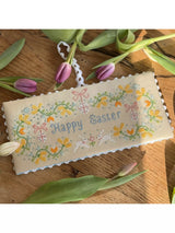 John Lewis Historical Sampler Company Happy Easter Cross Stitch Kit- Buy online at McGrocer