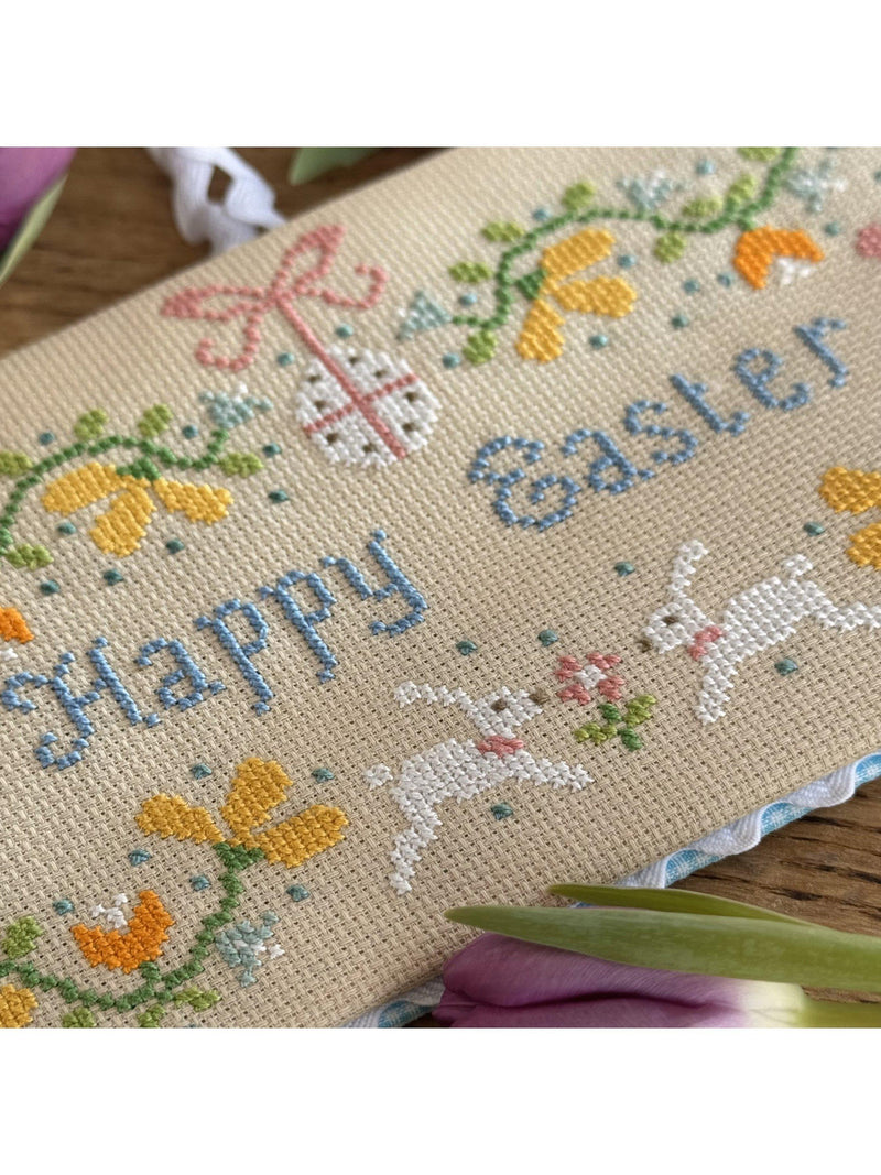 Historical Sampler Company Happy Easter cross stitch kit, imported from the UK