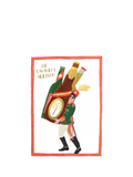 Eleanor Stuart birthday card with foil detail, blank inside - British product