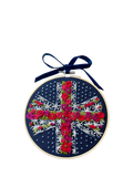 MakeBox & Co union flag embroidery kit - British product