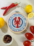 MakeBox & Co Lobster Plate Embroidery Kit, UK version