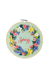 John Lewis MakeBox & Co Spring Floral Embroidery Kit- Buy online at McGrocer