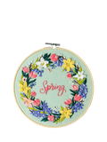 MakeBox & Co spring floral embroidery kit 20cm (British brand)