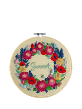 John Lewis MakeBox & Co Summer Flowers Embroidery Kit- Buy online at McGrocer
