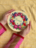 MakeBox & Co Summer Flowers embroidery kit 20cm, UK version