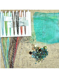 Rowandean seaweed embroidery kit 24cm - British product
