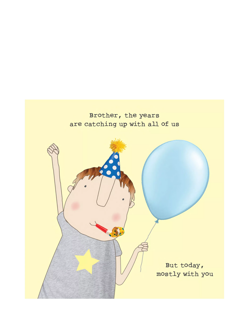 Rosie Made A Thing brother birthday card - British product