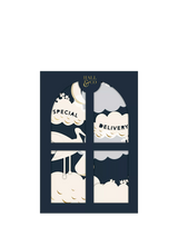 John Lewis Hallmark Hall & Co Paper Fables Premium 3D Special Delivery New Baby Card- Buy online at McGrocer