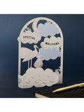 Hallmark 3D pop-up new baby card with stork design (British brand)