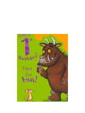 Hallmark Gruffalo 1st birthday card with yellow envelope - British product