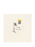 Ruth Jackson Bee-Day birthday card blank inside (British brand)