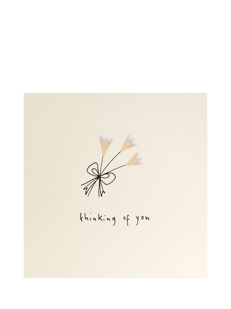 Ruth Jackson sympathy card flowers 6g, imported from the UK