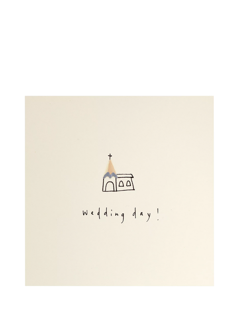 Ruth Jackson wedding card with 3D embellishment, UK version