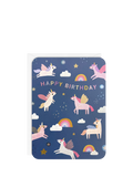 James Ellis Stevens unicorn birthday card 175x125mm (British brand)