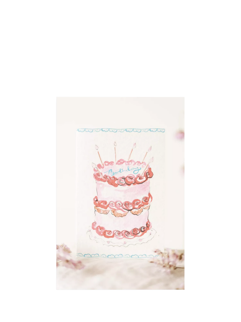 Sophie Amelia Creates gateau birthday card 140x90mm, imported from the UK