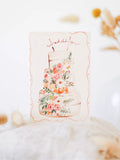 Sophie Amelia Creates cake cascading flowers wedding card (British brand)