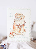 Sophie Amelia Creates Little Lion birthday card, UK version