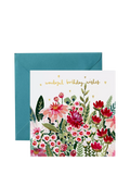 Louise Mulgrew Designs floral birthday card - British product