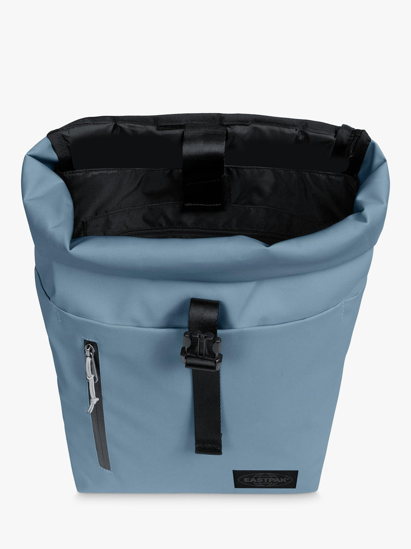 Eastpak roll top 16in backpack 23L tarp dust blue (British brand)