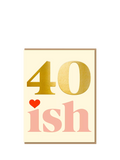 Nineteen Seventy Three 40th birthday blank card with envelope - British product