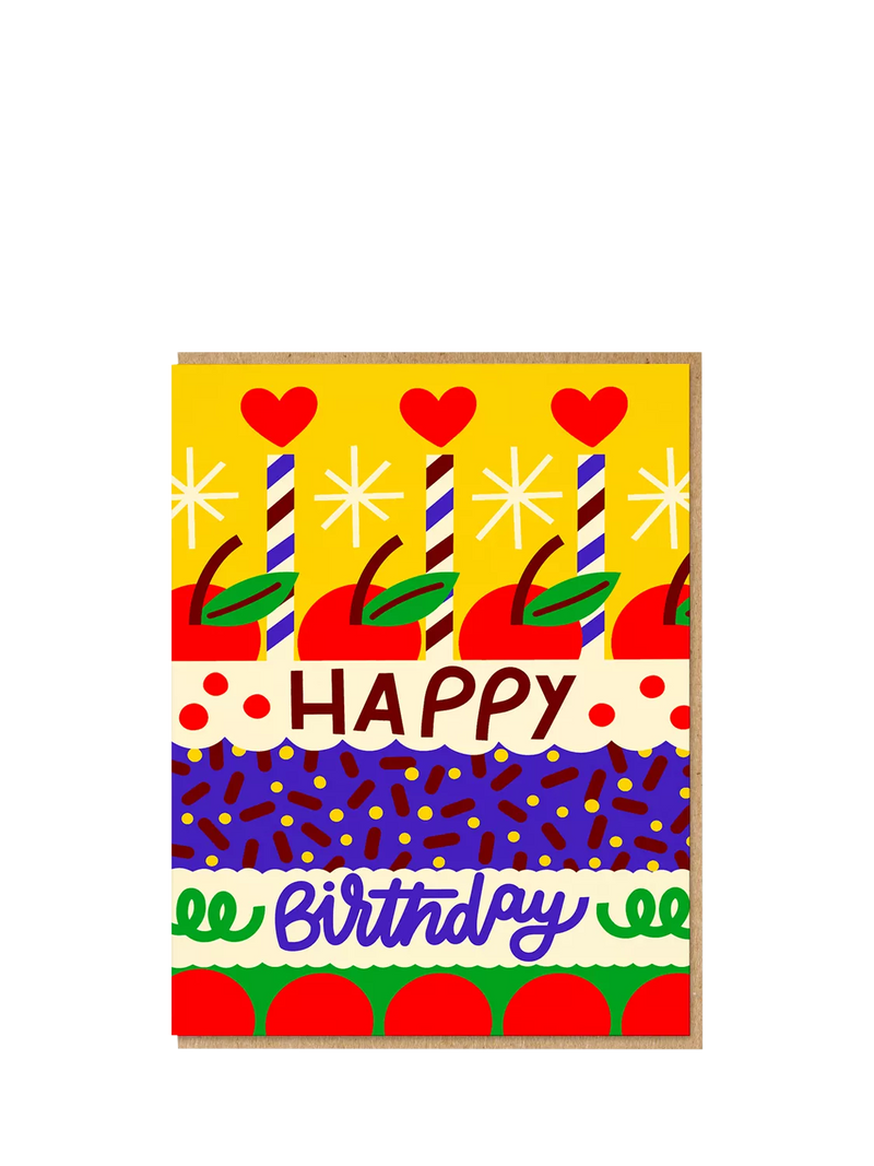 Nineteen Seventy Three fruit cake birthday card (British brand)