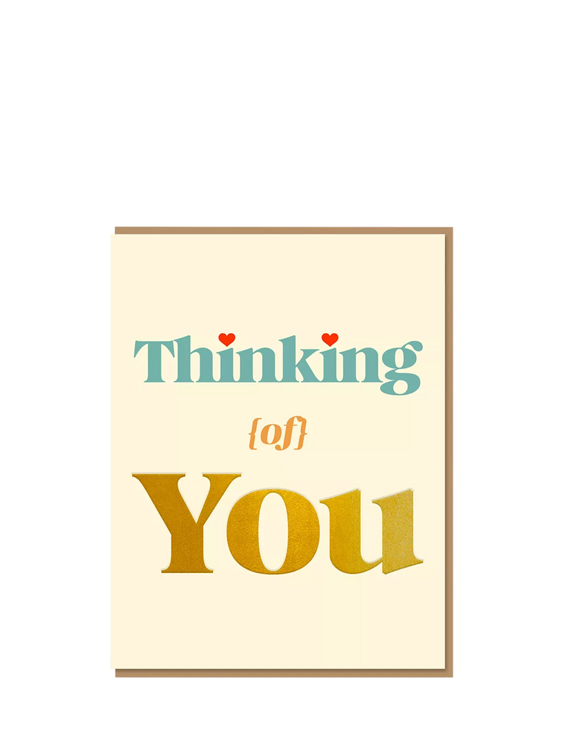 Nineteen Seventy Three sympathy card Thinking of You, imported from the UK