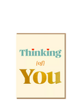 Nineteen Seventy Three sympathy card Thinking of You, imported from the UK