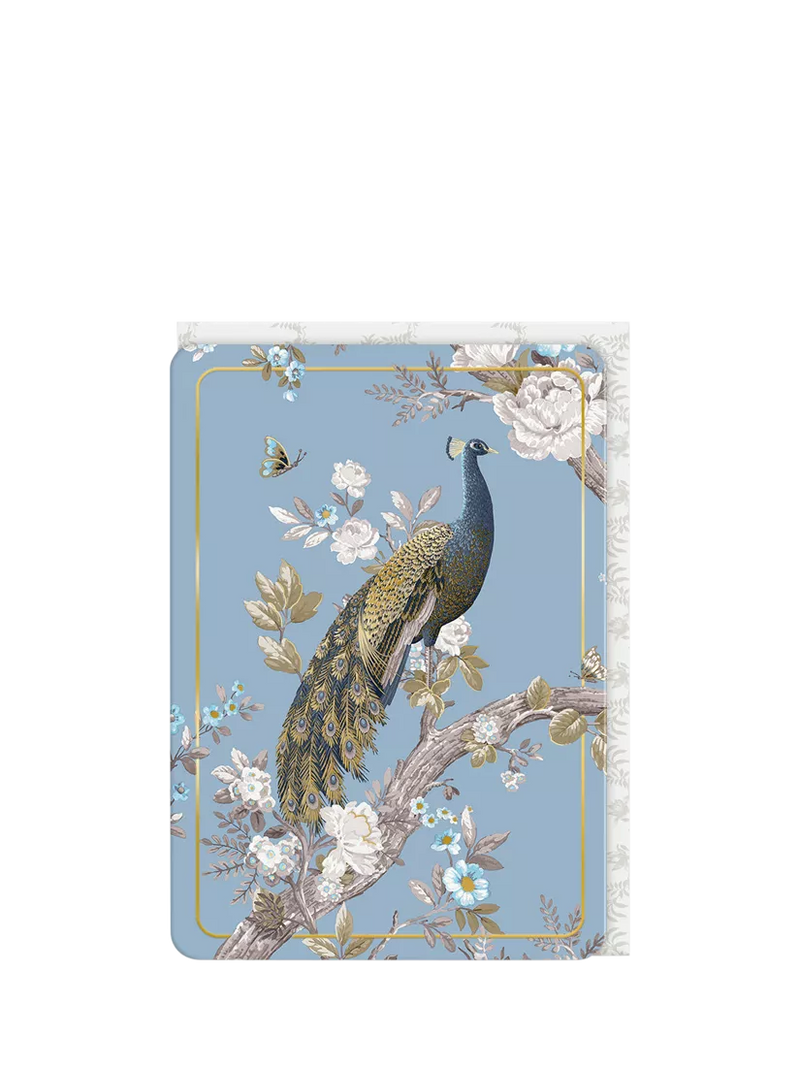Laura Ashley Belvedere Peacock birthday card (British brand)