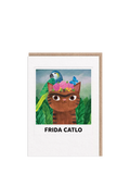 Ohh Deer Frida Catlo blank greeting card (British brand)